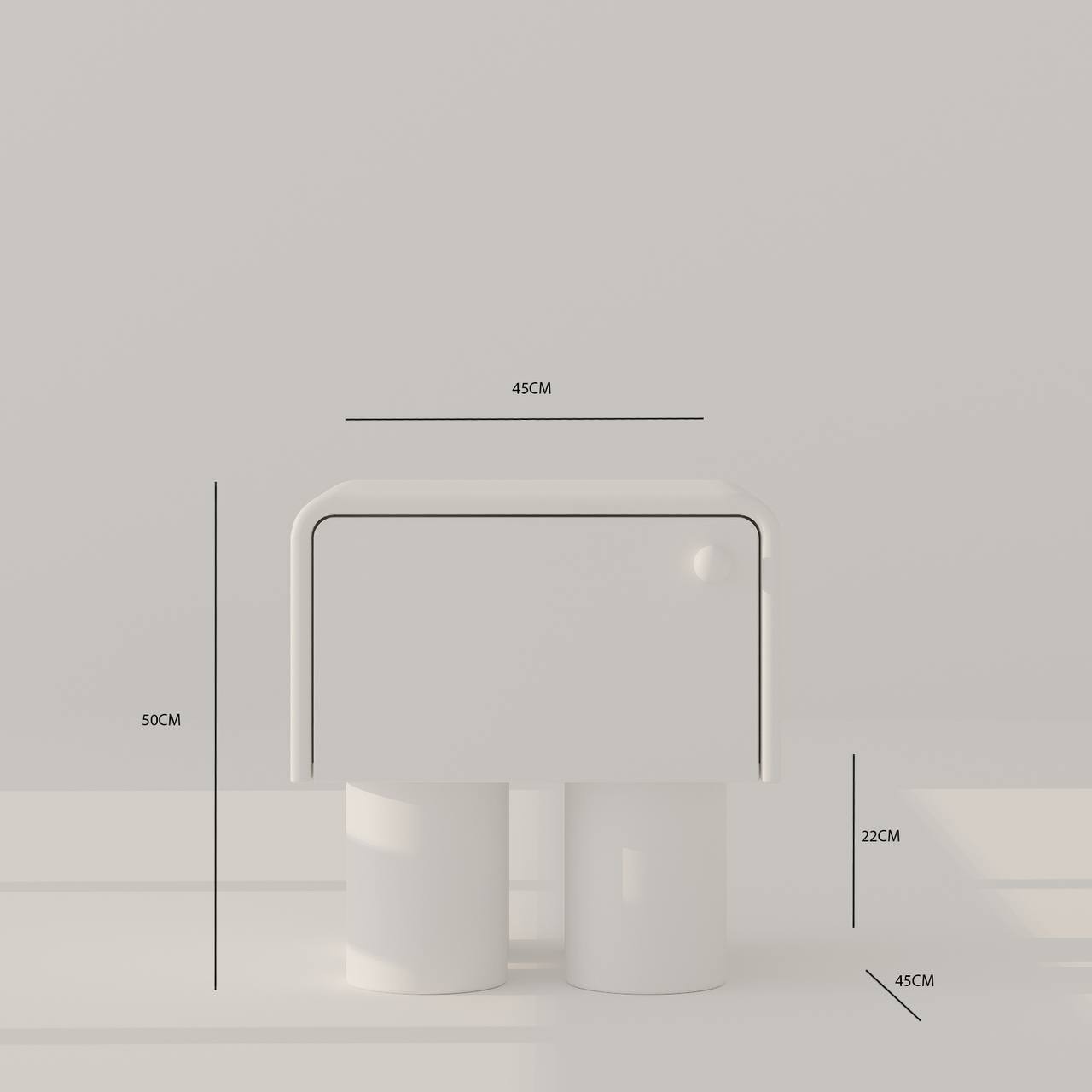 Pangea Night Stand / 45 x 45 CM